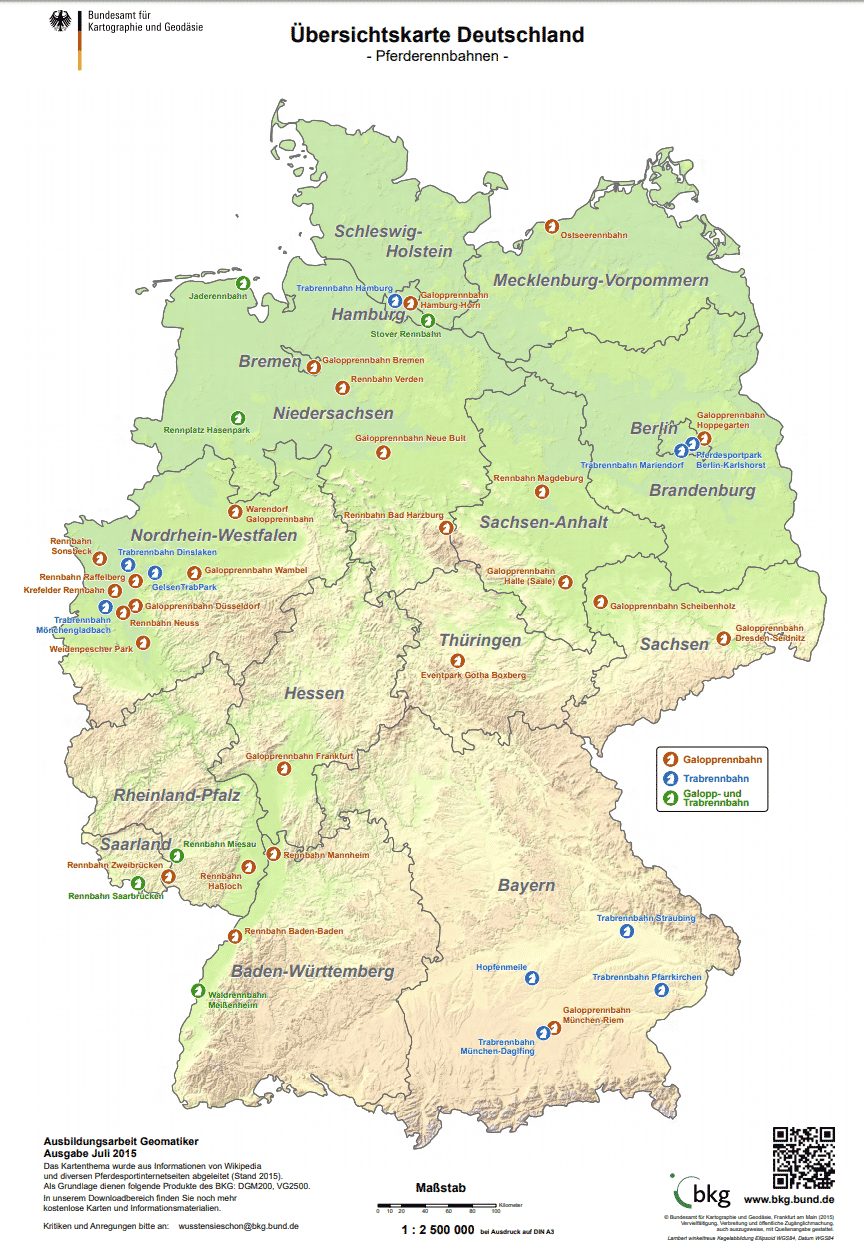 Galopprennbahnen Deutschland