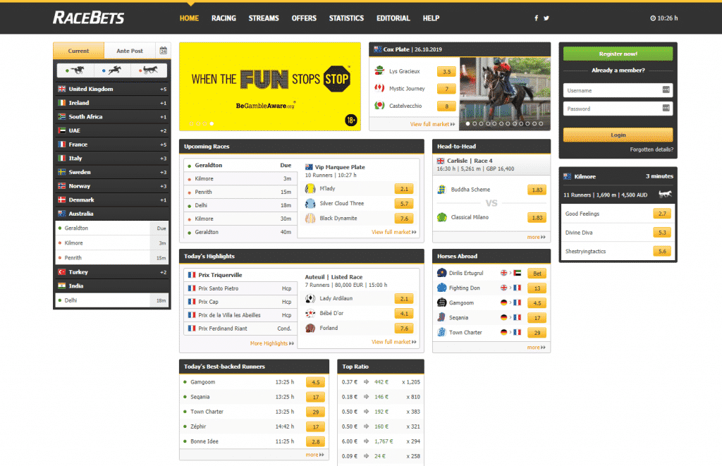 Racebets Screenshot