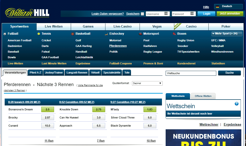 Williamhill Screenshot 01